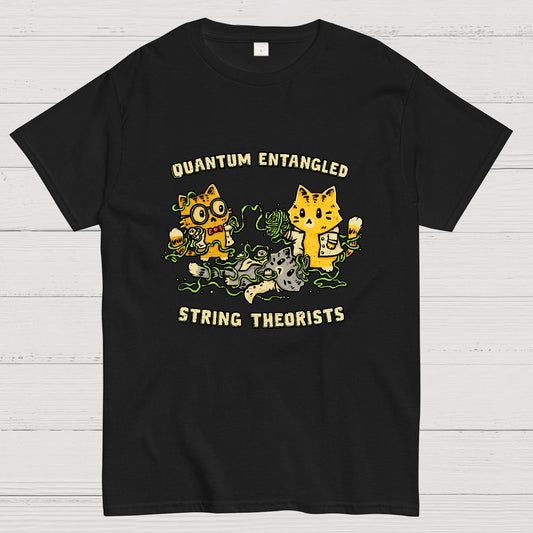 Quantum Entangled String Theorists Geek T-Shirt