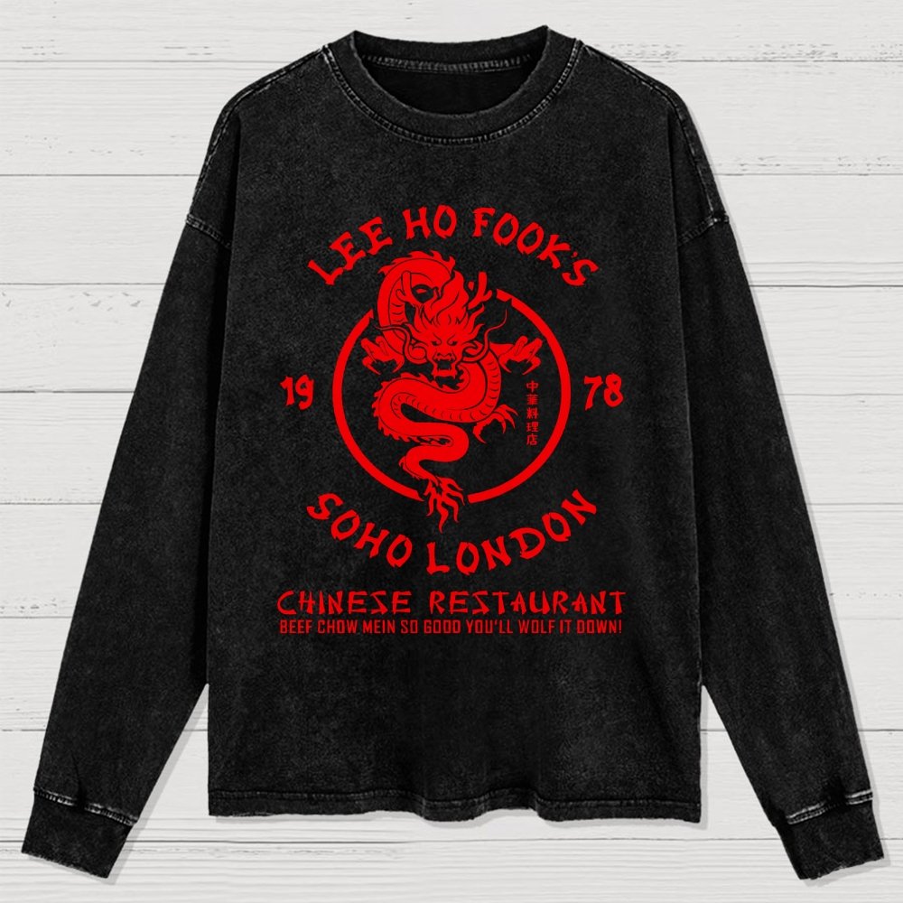 Lee Ho Fooks Chinese Restaurant Washed Long Sleeve Tee