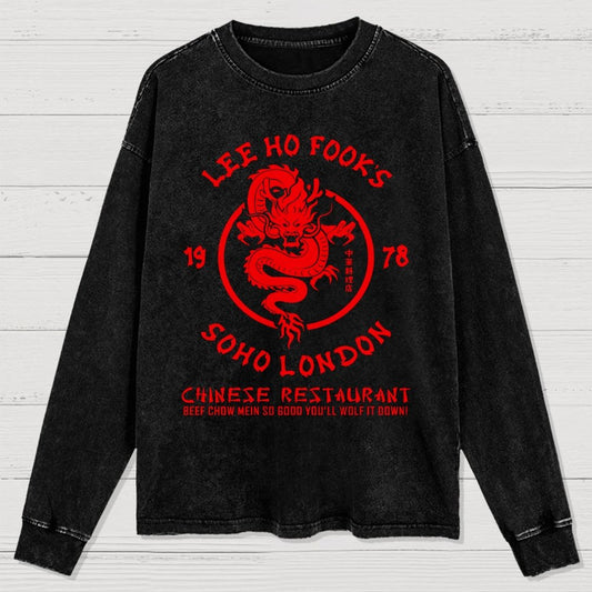 Lee Ho Fooks Chinese Restaurant Washed Long Sleeve Tee