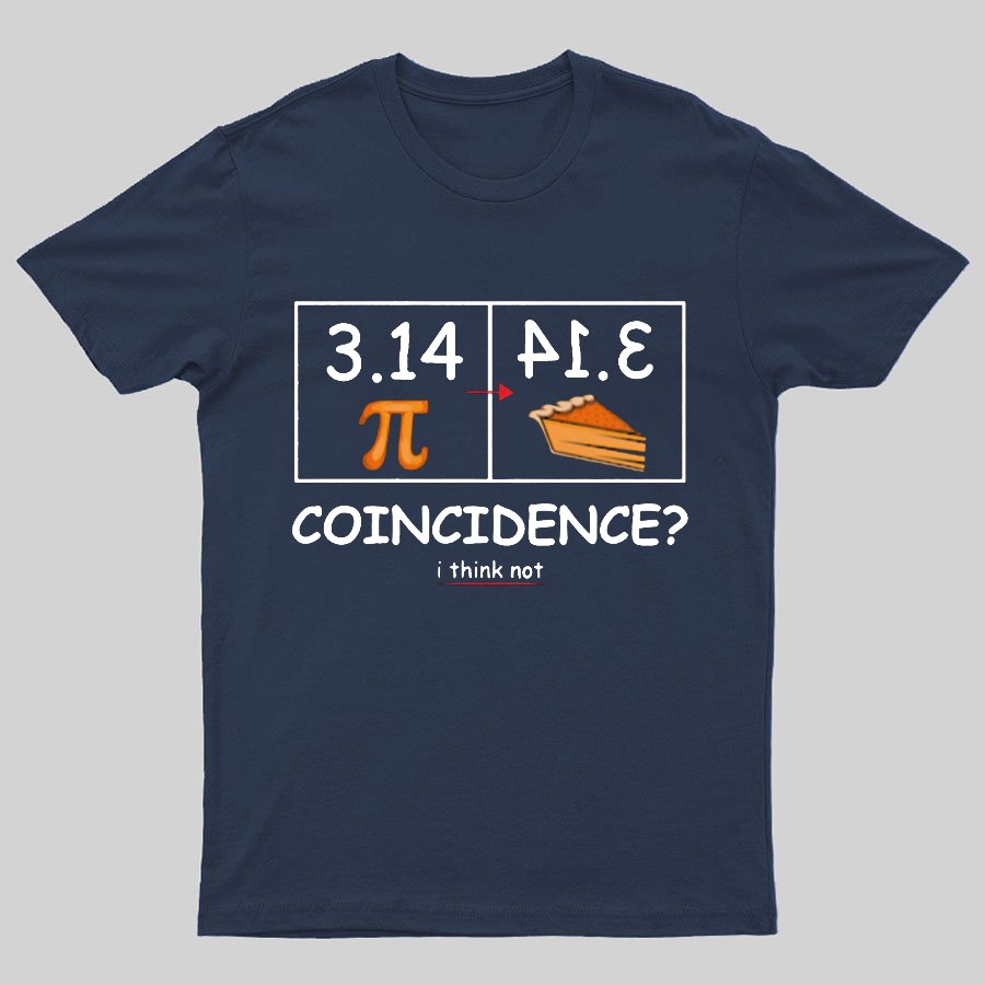 Pi Pie Math Professor Geeky T-Shirt