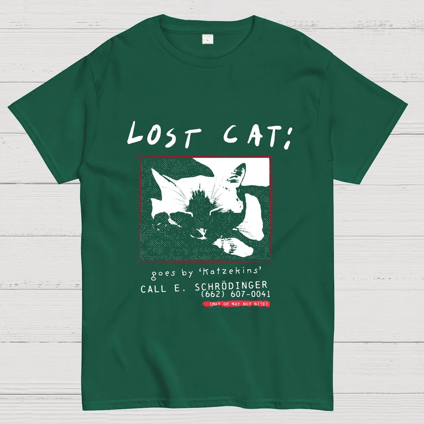 Schrödinger's Lost Cat Geeky T-Shirt