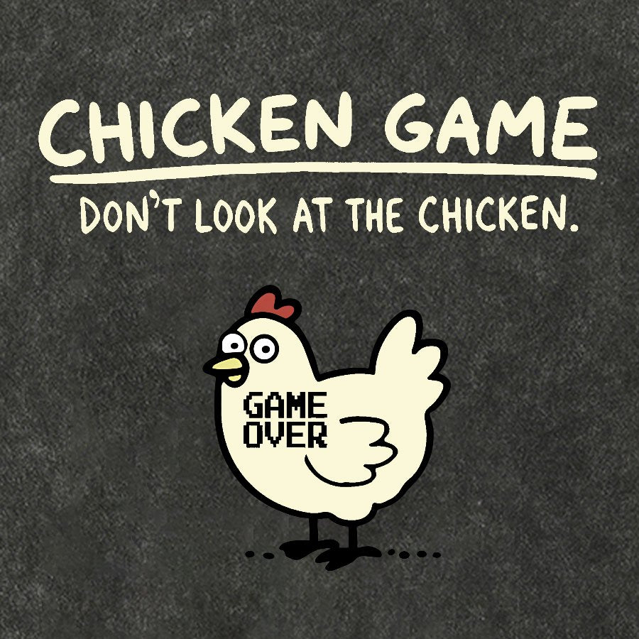 Chicken Game Vintage Distressed T-shirt