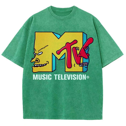 Music Television Vintage Distressed T-shirt