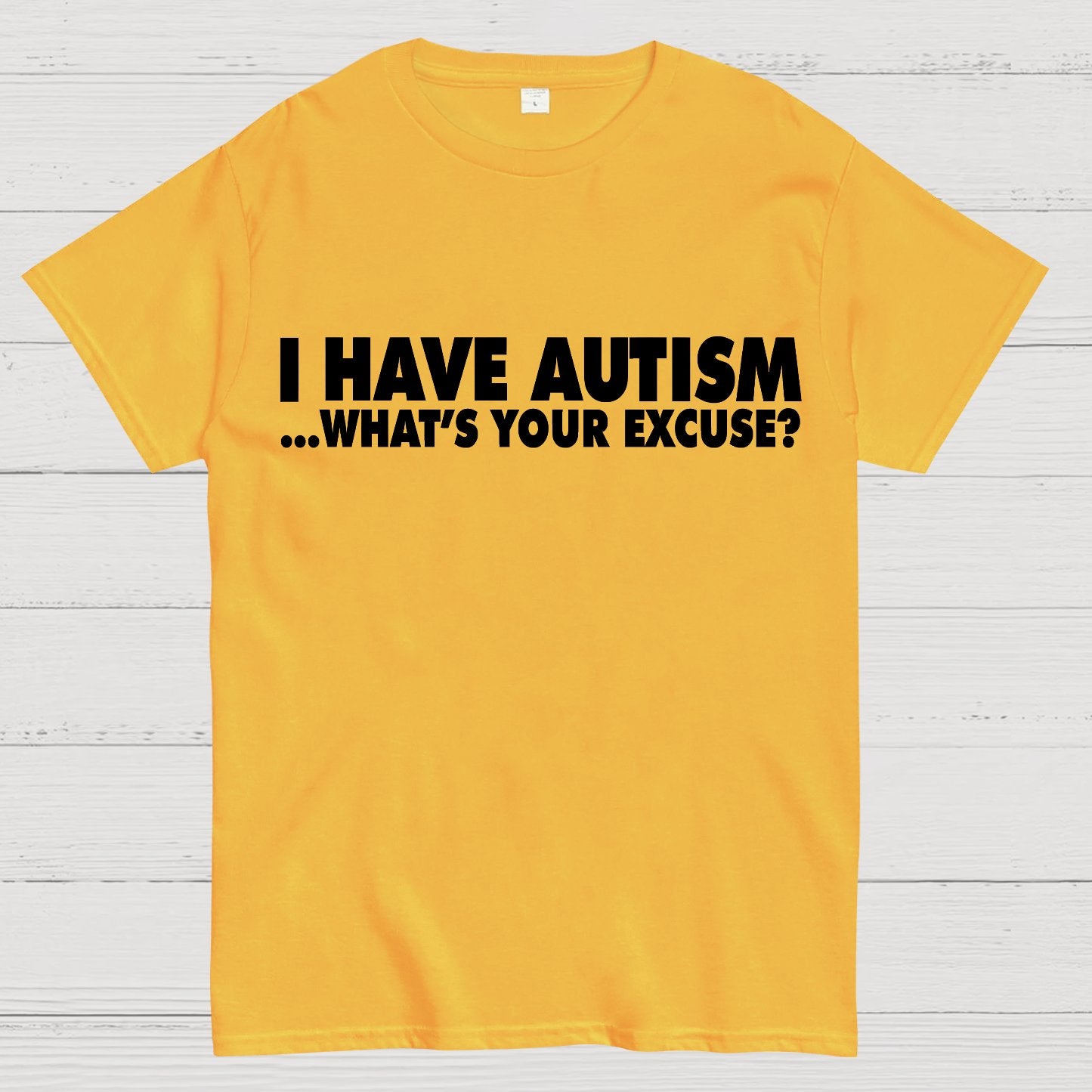 I Have Autism What's Your Excuse Geek T-Shirt