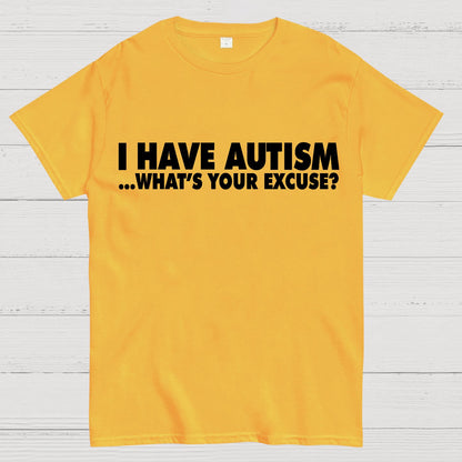 I Have Autism What's Your Excuse Geek T-Shirt