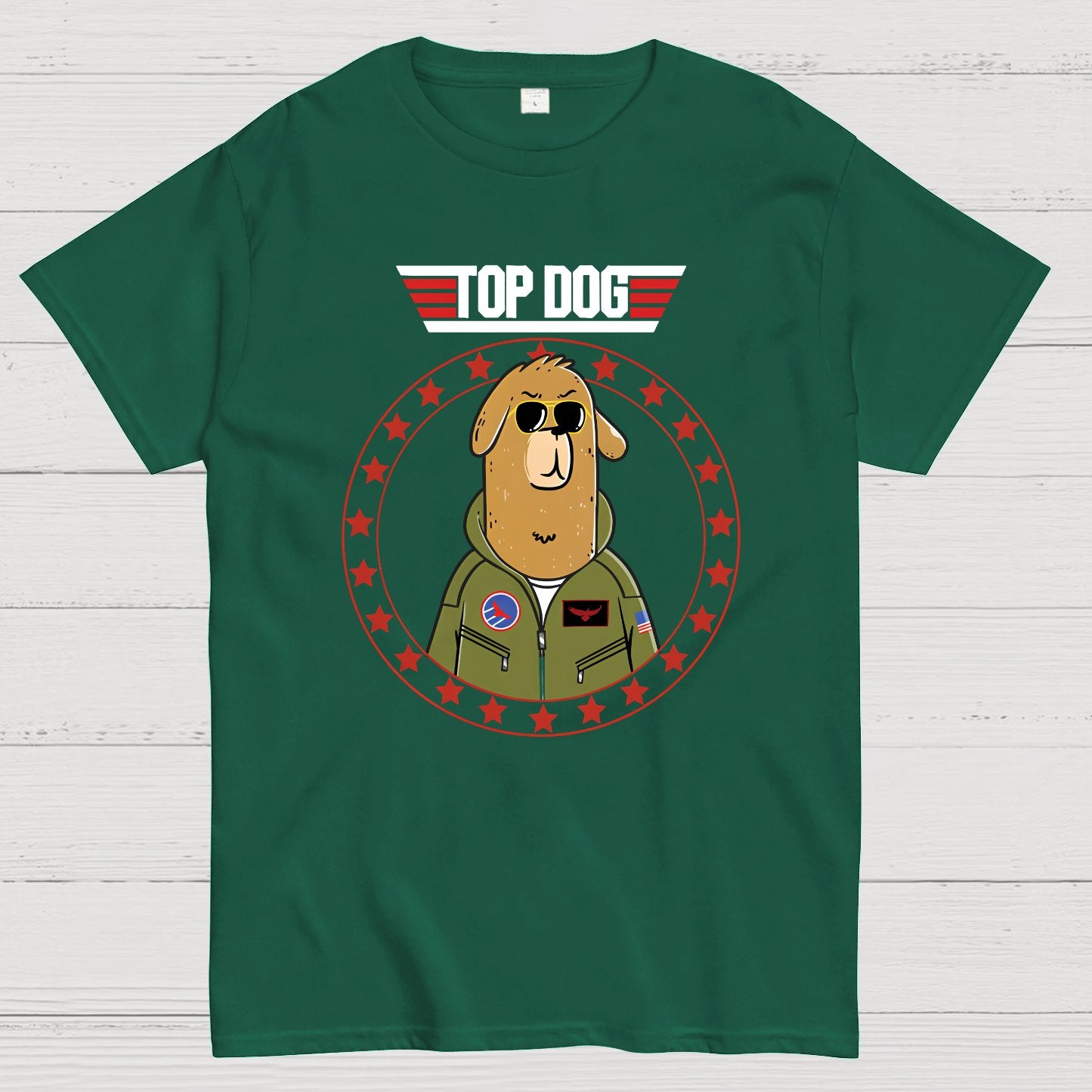 Top Dog.Sarcasm Geek T-Shirt