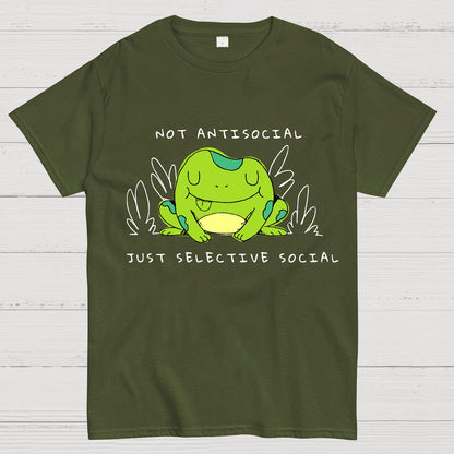 Not antisocial... Just selective social Geek T-Shirt