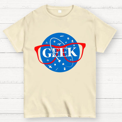 Nerdy Space Patch Geek T-Shirt
