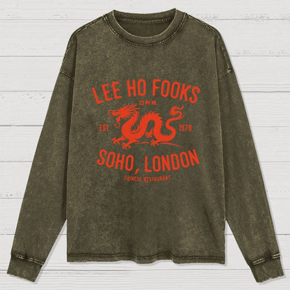 Lee Ho Fooks Vintage Resto Washed Long Sleeve Tee