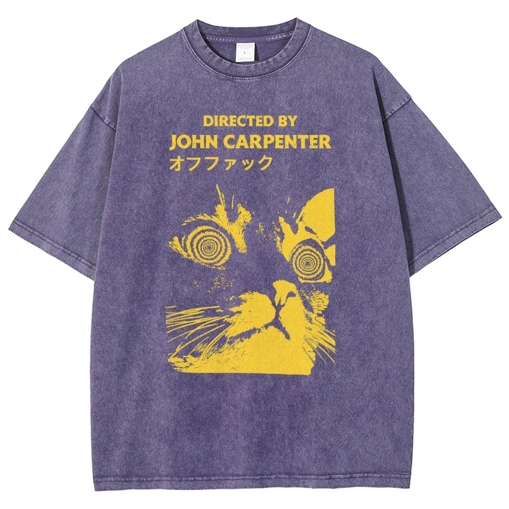 Directed by John Carpenter  Vintage Distressed T-shirt