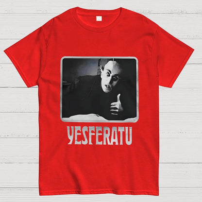 Yesferatu Funny Horror Retro Unisex Geek T-Shirt