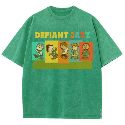 Defiant Jazz Vintage Distressed T-shirt