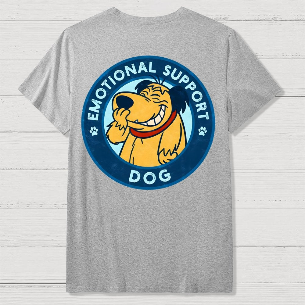 Dog Support Or Not? Front And Back Printing Geek T-Shirt