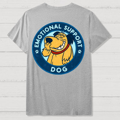 Dog Support Or Not? Front And Back Printing Geek T-Shirt