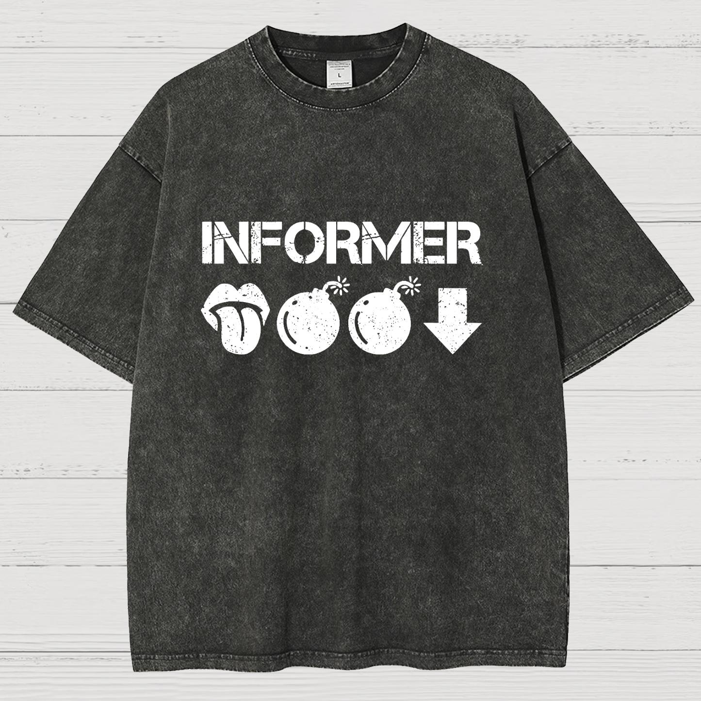 Informer Vintage Distressed T-shirt