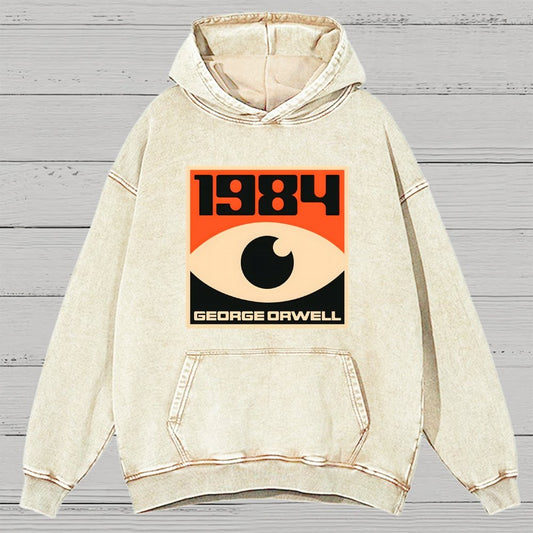 1984 Vintage Distressed Hoodie