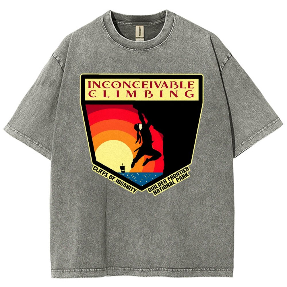 Inconceivable Climbing Vintage Distressed T-shirt