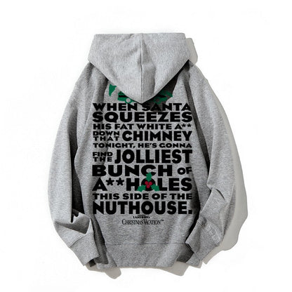 Christmas Vacation: Jolliest Bunch Geek Printed Back Cotton Hoodie