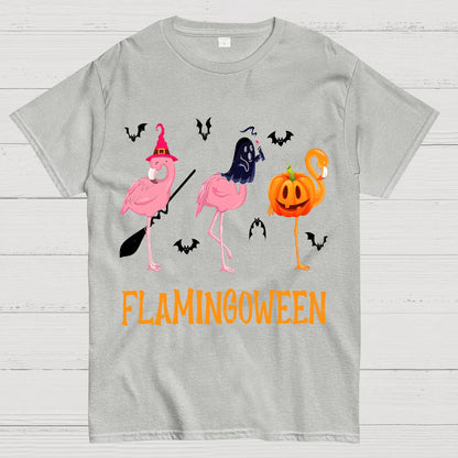 Halloween Flamingo Geek T-Shirt