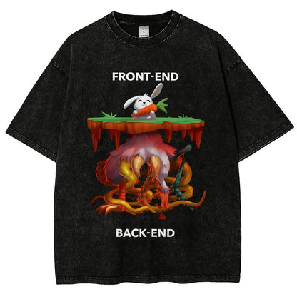 Front-End - Back-End Vintage Distressed T-shirt