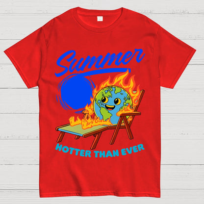 Summer Burn Earth Geek T-Shirt