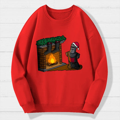 Black Knight Christmas Geek Cotton Sweatshirt