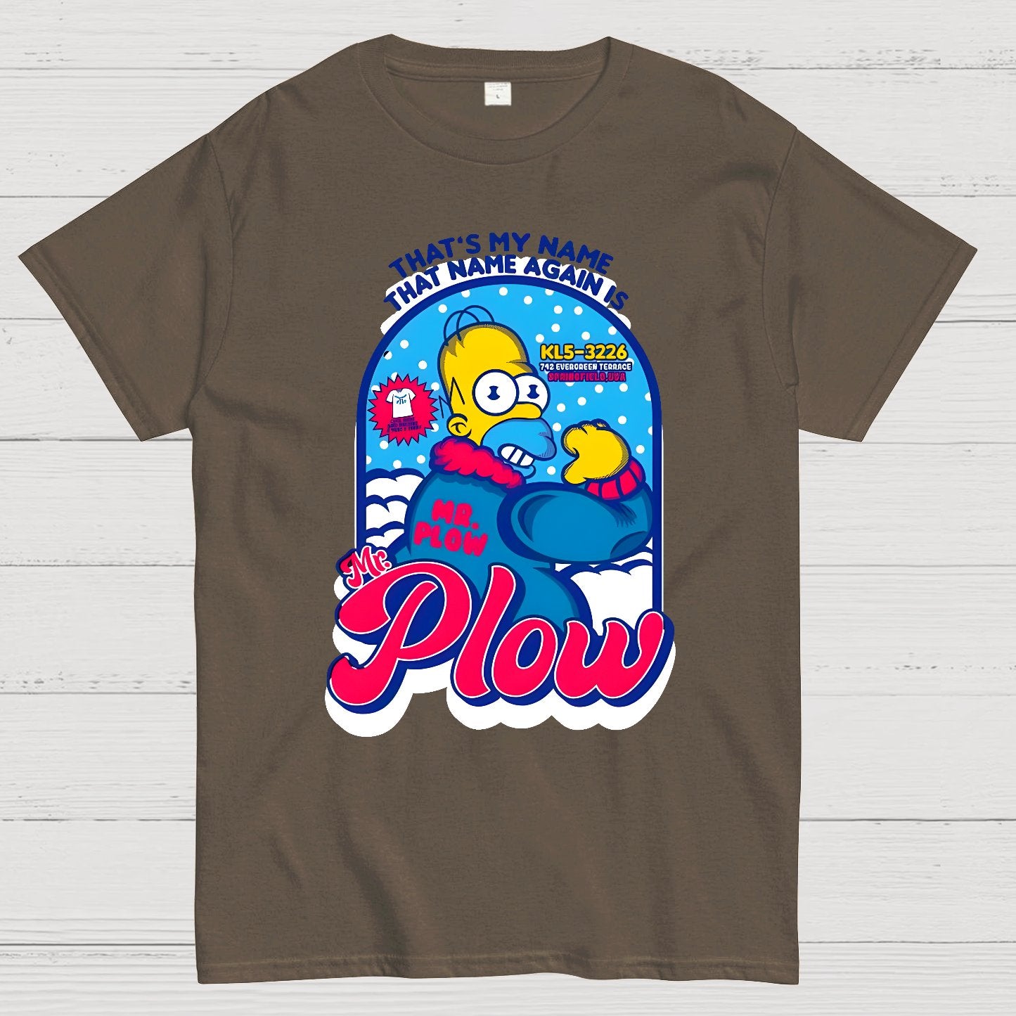Mr. Snowplow Geek T-Shirt