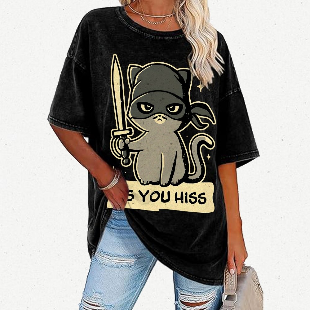 As You Hiss Vintage Distressed T-shirt