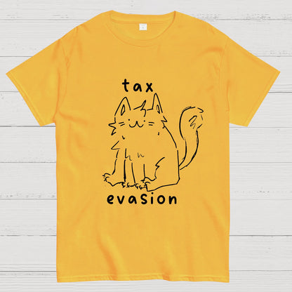 Tax Evasion Cat Geek T-Shirt