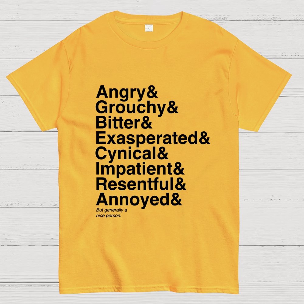 Generally A Nice Person Geek T-Shirt