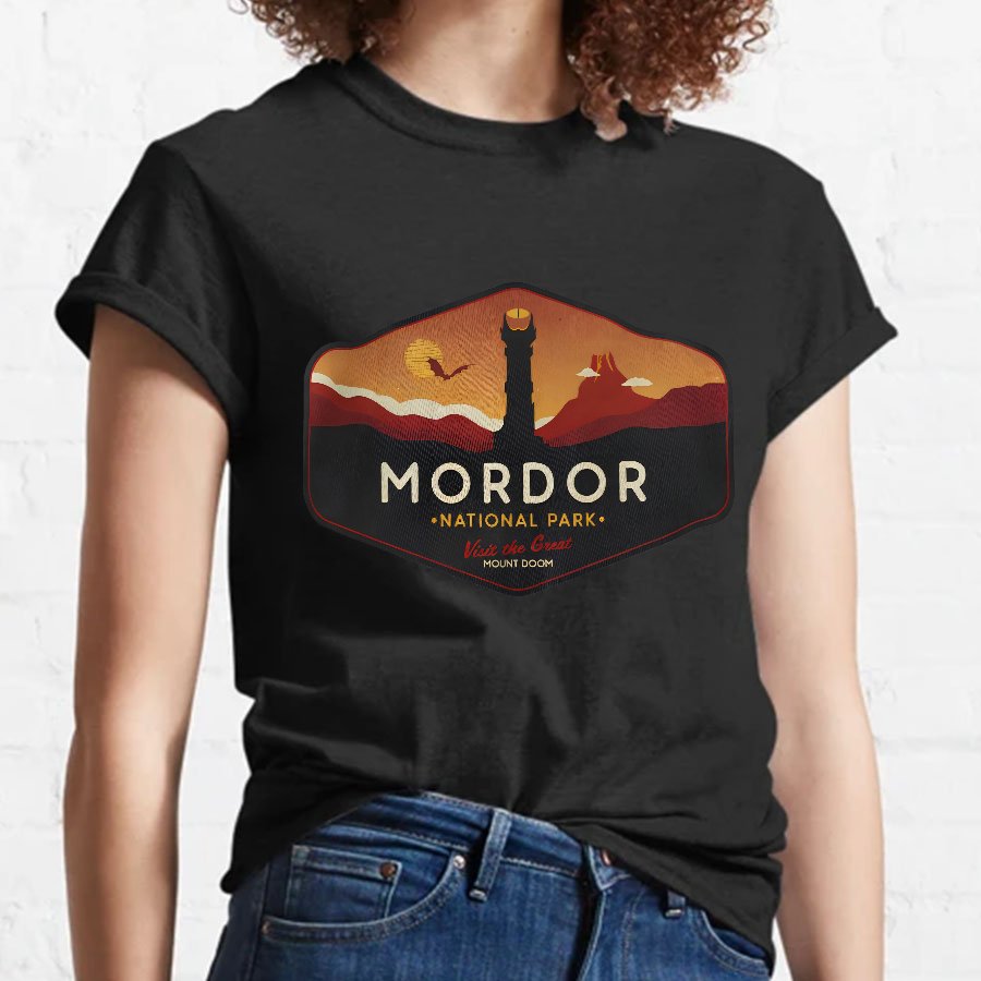 Mysterious Realm National Park Nerdy T-Shirt