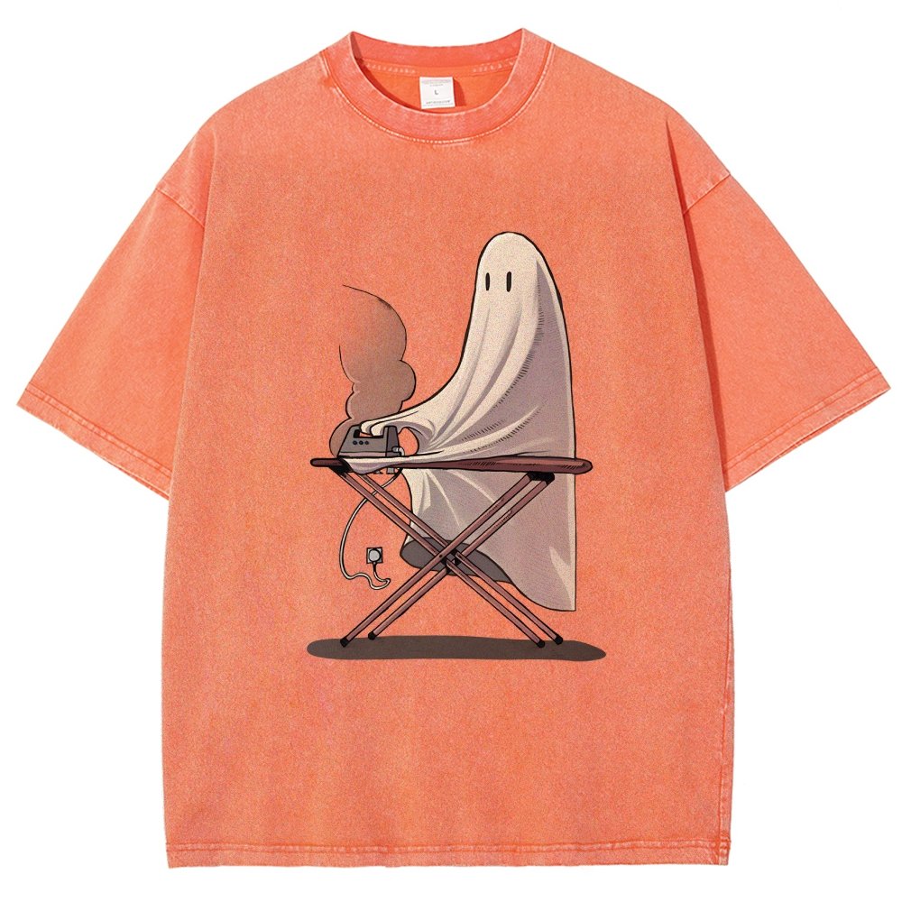 Self-Ironing Vintage Distressed T-shirt