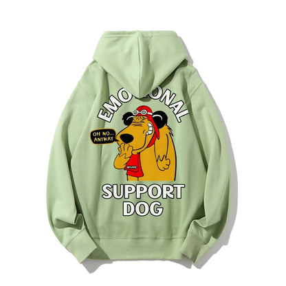 Support Or Not? Printed Back Unisex Cotton Hoodie