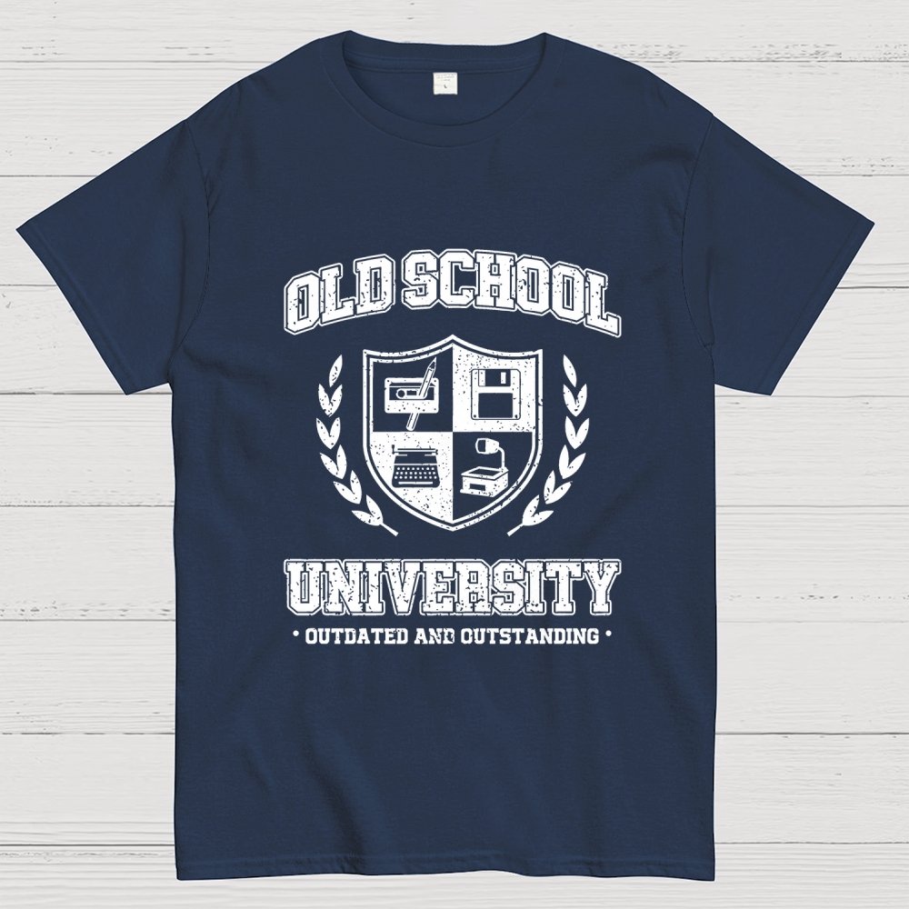 Old School University Unisex Geek T-Shirt