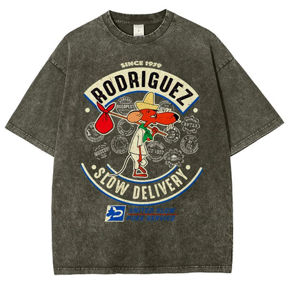 Slowpoke Delivery Service Vintage Distressed T-shirt