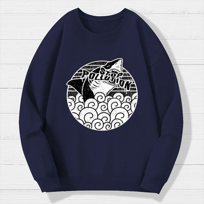 Stop pollution Geek Cotton Sweatshirt