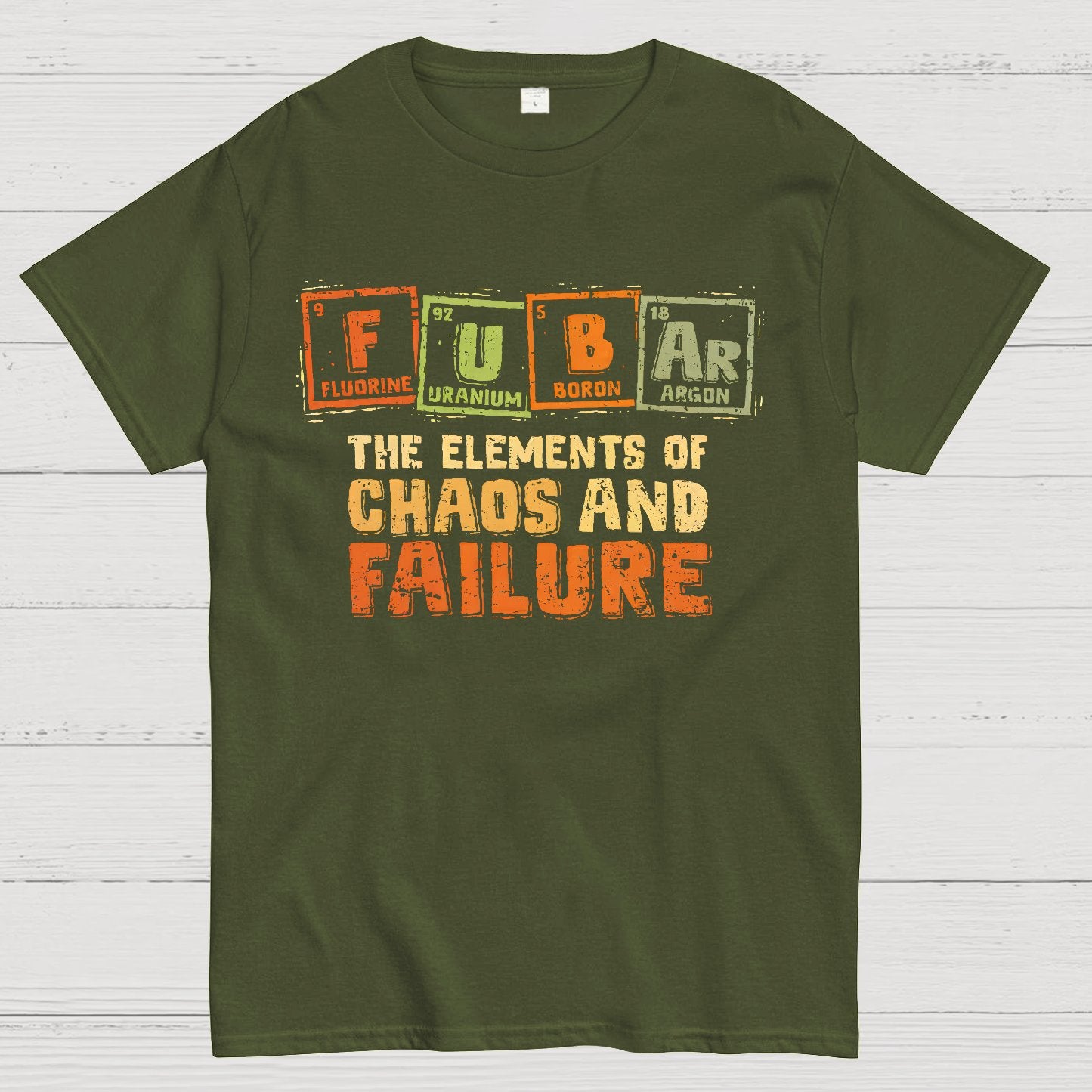 Elements of Chaos and Failure Geek T-Shirt