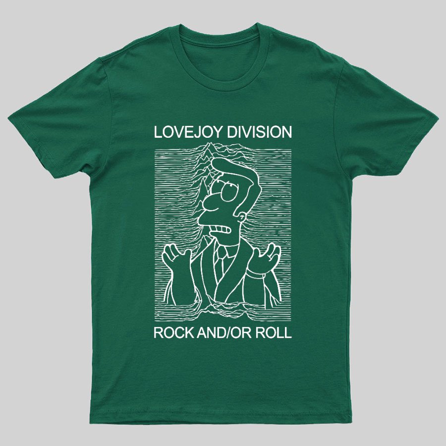 Joyful Division Rock And/Or Roll Geeky T-Shirt