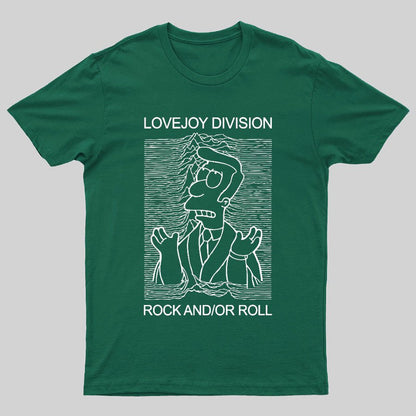 Joyful Division Rock And/Or Roll Geeky T-Shirt
