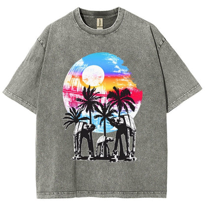 Summer Assault Vintage Distressed T-shirt