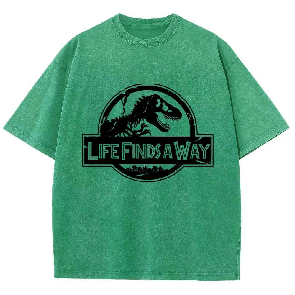 Life Finds A Way Vintage Distressed T-shirt