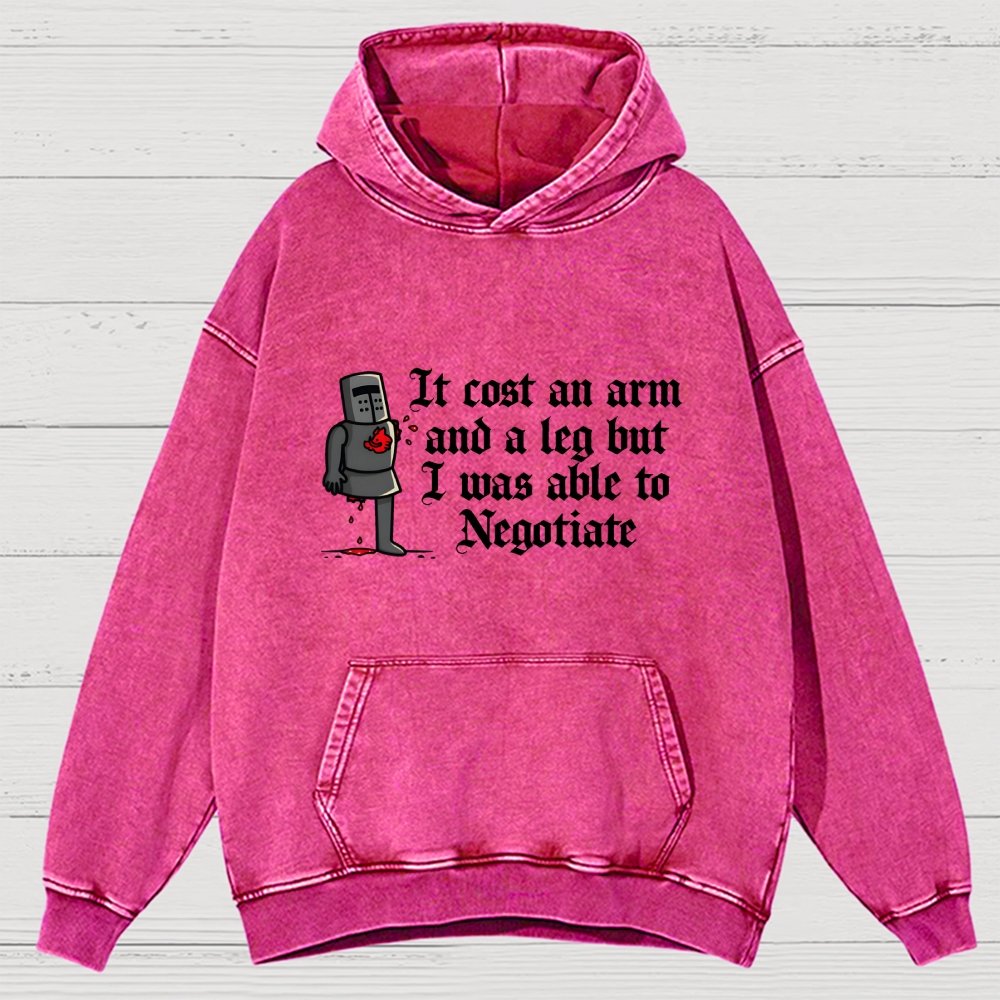 The Negotiation Vintage Distressed Hoodie