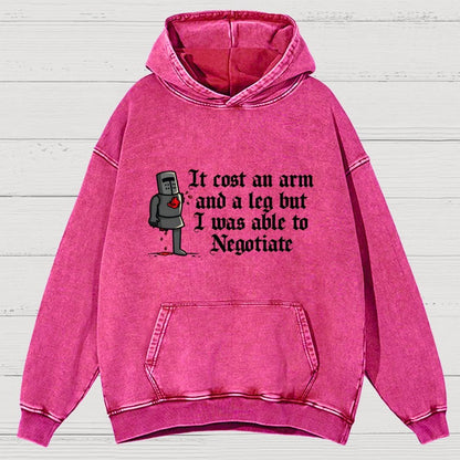 The Negotiation Vintage Distressed Hoodie