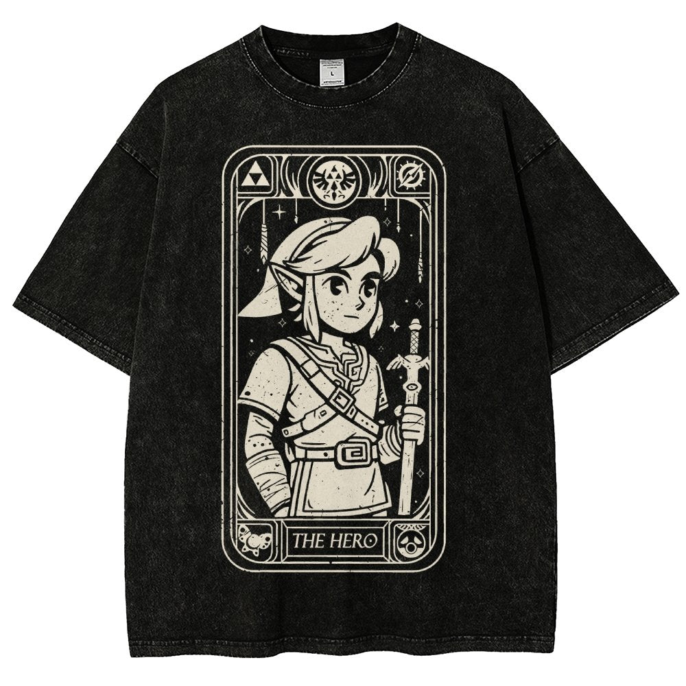 The New Tarot Hero Vintage Distressed T-shirt