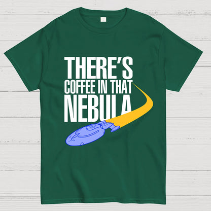 Coffee In That Nebula By Kwamster Geek T-Shirt