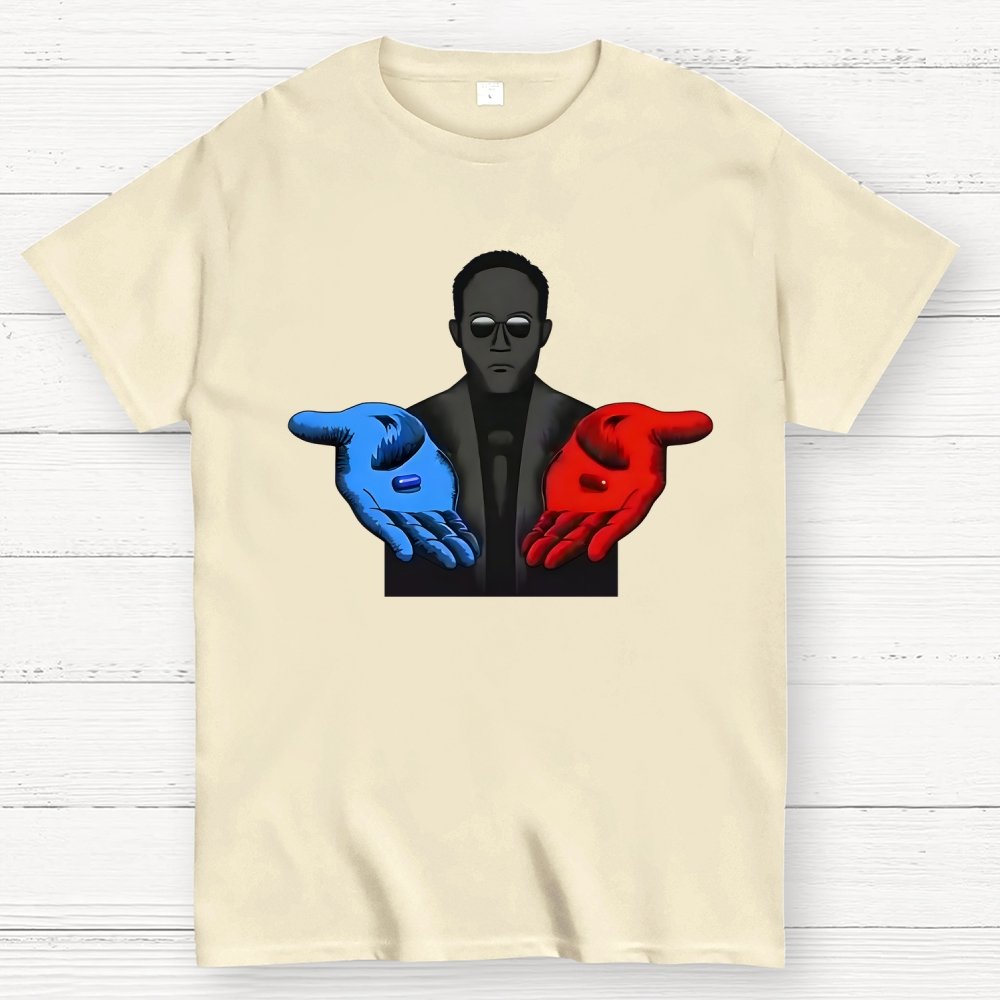 Red pill  Blue pill Geek T-Shirt