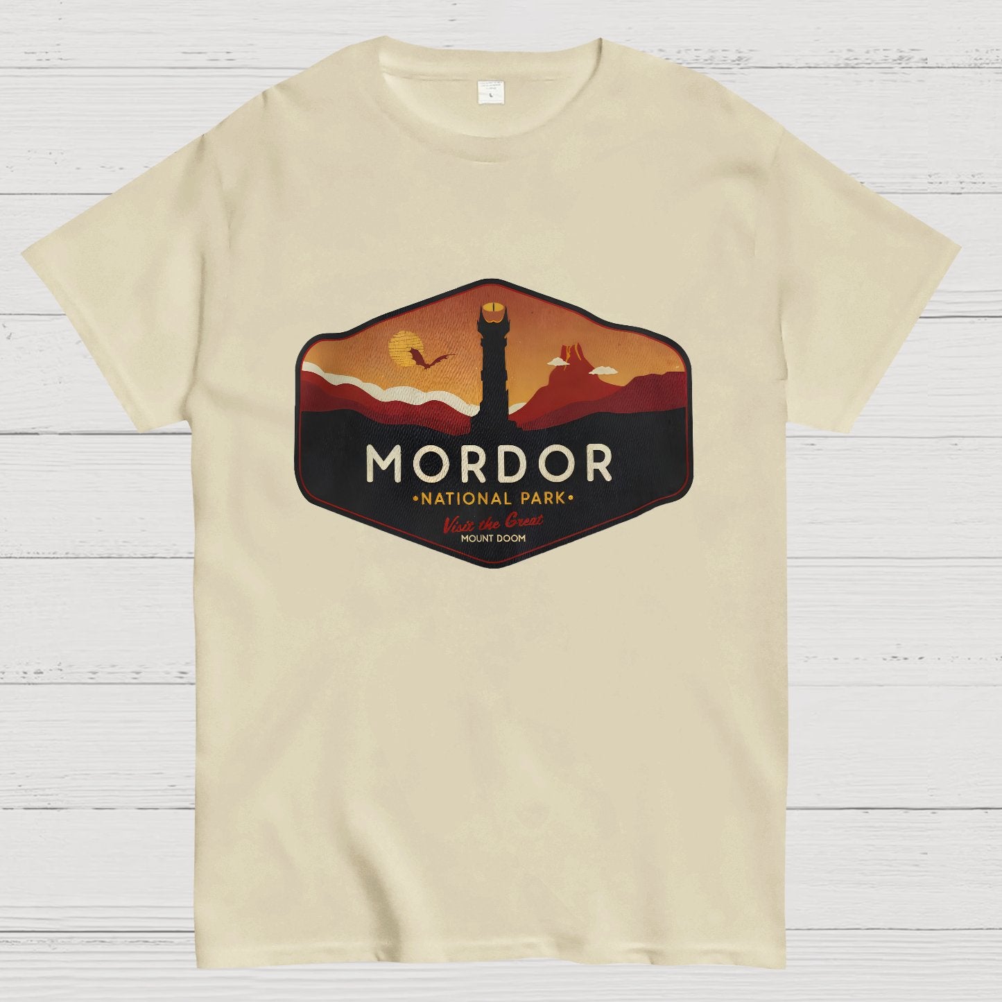 Mysterious Realm National Park Nerdy T-Shirt