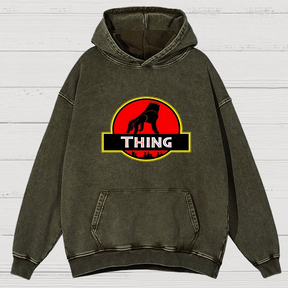 Thing Vintage Distressed Hoodie