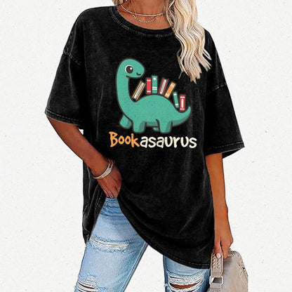 Bookasaurus Vintage Distressed T-shirt