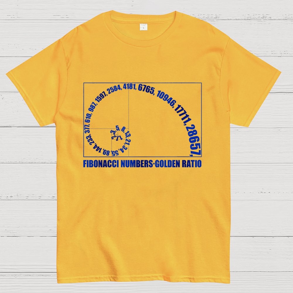 Fibonacci Numbers Golden Ratio Geek T-Shirt